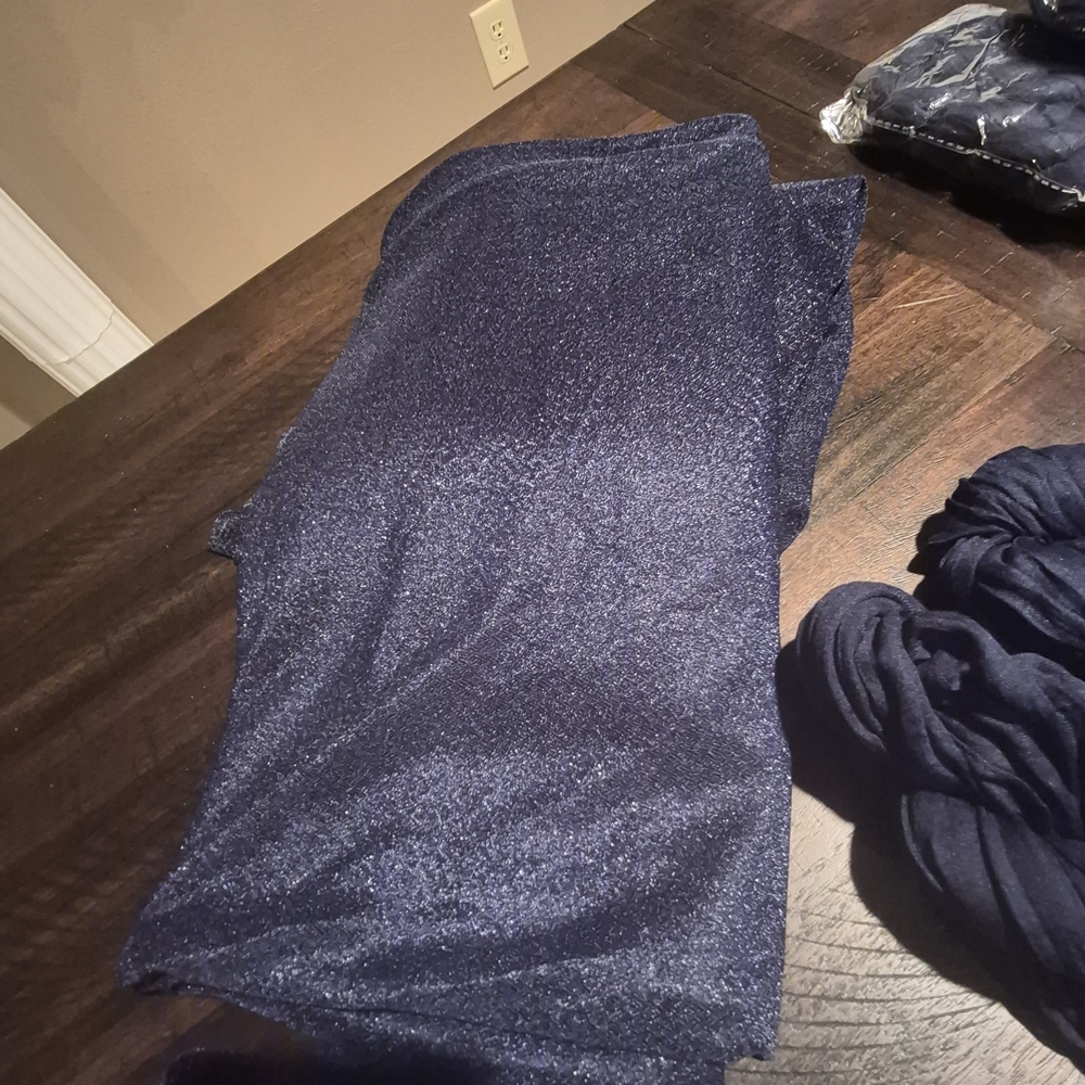 Elegant Navy Blue Fabric